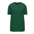 thumbnail image 5 of LIaqionyy Womens Striped Tops Short Sleeve Crew Neck Casual T Shirts Vacation Outfits Fashion Comfortable Tees, 5 of 6