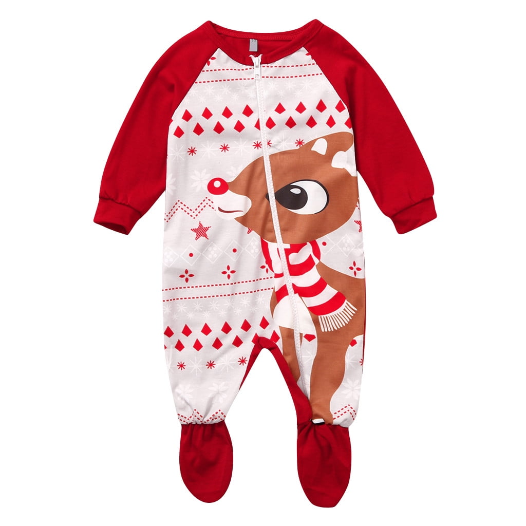 Baby rudolph pajamas sale