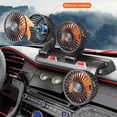 thumbnail image 3 of Electric fan,With 2 Wind Speed Number Display Wind Speed Number 2 Wind Speed Fan Portable Air Fan Silent Fan Rotation With 2 Fan Rotation With Silent Fan Rotation Suv Rv Marine Rv Marine Boat Car Fan, 3 of 7