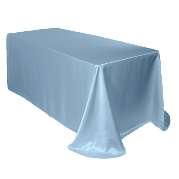 90 X 132 Inch Rect. L'amour Tablecloth Dusty Blue