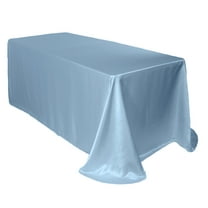90 X 132 Inch Rect. L'amour Tablecloth Dusty Blue