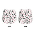 thumbnail image 6 of Uemuo Cute Dinosaur Pattern Women's Athletic Shorts High Waisted Running Shorts with Liner Pockets Gym Elastic Workout Shorts-Medium, 6 of 9
