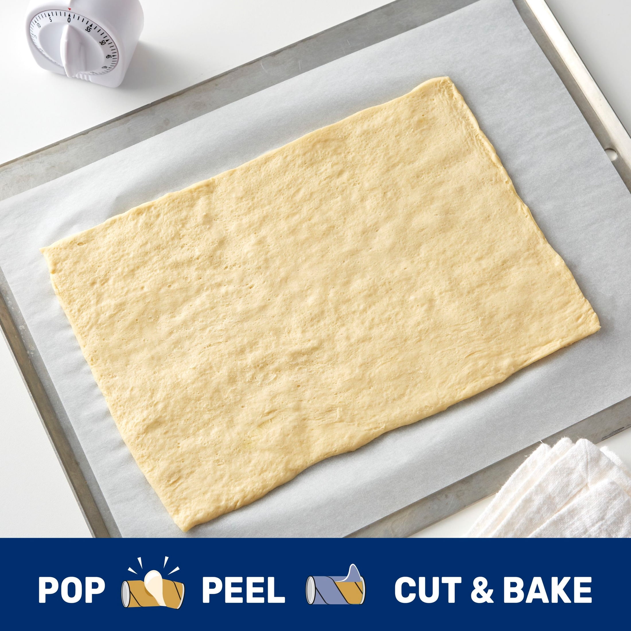 Pillsbury Dough Sheet, Original Crescent, Refrigerated Canned Pastry Dough, 1 Sheet, 8 oz
