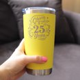 thumbnail image 3 of Bevvee Insulated Travel Tumbler 20 oz Cheers 25 Years 25th Anniversary Gifts Tumblers, 3 of 4