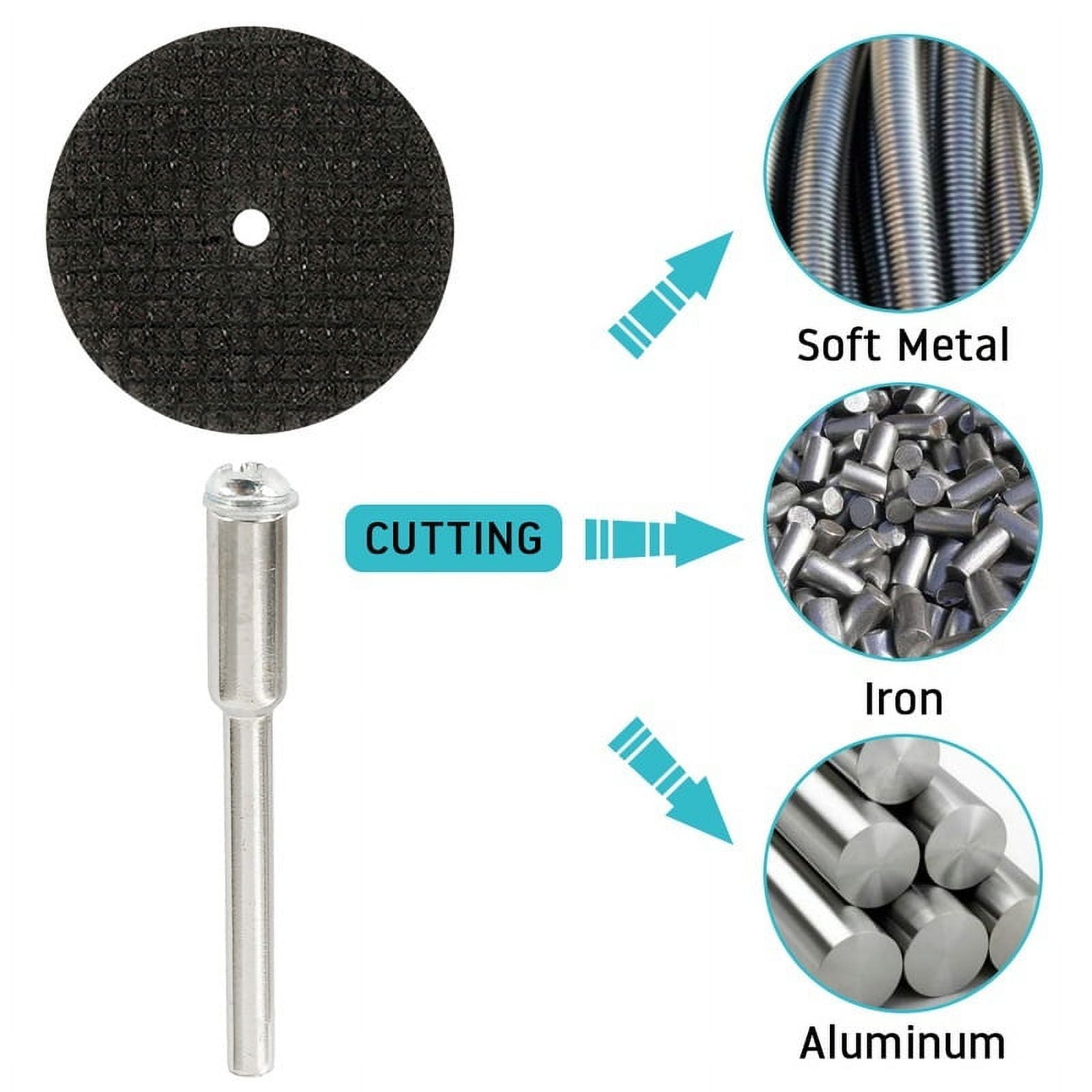 HOTBEST 31pcs/8pcs Circular Saw Blades - Rotary Tool Cutting Disc Kit Accessories, Metal Drill Cutting Discs for Wood Plastic Metal Cutting