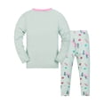 thumbnail image 5 of ATAIKU Little Girls Long Sleeve Pajamas 2 Piece Unicorn Pjs Set Kids Cotton Sleepwear 4T, 5 of 11