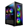 thumbnail image 2 of Foxtec Gaming Desktop Computer, Intel Core i7-8700, 16GB RAM, 512GB SSD, NVIDIA RTX 4060, RGB Fans, WiFi, Windows 11 Pro, 2 of 4