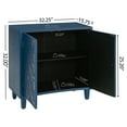 thumbnail image 2 of GDF Studio Storage Accent Cabinet with 2-Door for Living Room Bedroom Dining, Adjustable Shelf, Navy Blue, 2 of 9