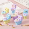 2Pcs/lot Creative Toilet Shape Cartoon Horse Pencil Sharpener Office Supply Gift