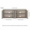 thumbnail image 2 of Savin Rectangular TV Stand for TV's up to 75" in Alder White, 2 of 9