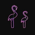 thumbnail image 2 of Novelty Lights 36" LED Pink Flamingo Rope Light Motif Sculpture, Tropical Decorations, 2 of 3