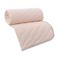 thumbnail image 2 of Gumesh Queen Summer Cool Quilt King Size - Washable Simple Ice Silk Quilt - Hot Sleeper Breathable Air Conditioning Blanket for Sleeping Lightweight, Comfortable(79"×59",Pink), 2 of 8