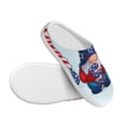 thumbnail image 3 of KLL Cute Gnomes in USA1 Pattern Adult Unisex Cozy Slippers,Fuzzy Slip-on Slippers TPR Sole Slippers Comfort Plush Home Footwear for Indoor & Outdoor-13, 3 of 7