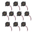 thumbnail image 2 of 10pcs/pack High Quality Piezo Buzzer DC 12V 85dB Alarm Intermittent Sound Piezzo, 2 of 8