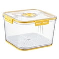 thumbnail image 1 of HEVIRGO Récipient de Stockage Alimentaire Forme Carrée Design Scellé Anti-Humidité en Plastique pour Cuisine et Garde-Manger, 1 of 11
