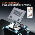 thumbnail image 4 of Adjustable Tablet Stand for Desk, Ergonomic Riser with 360° Rotating Base, 4 of 10