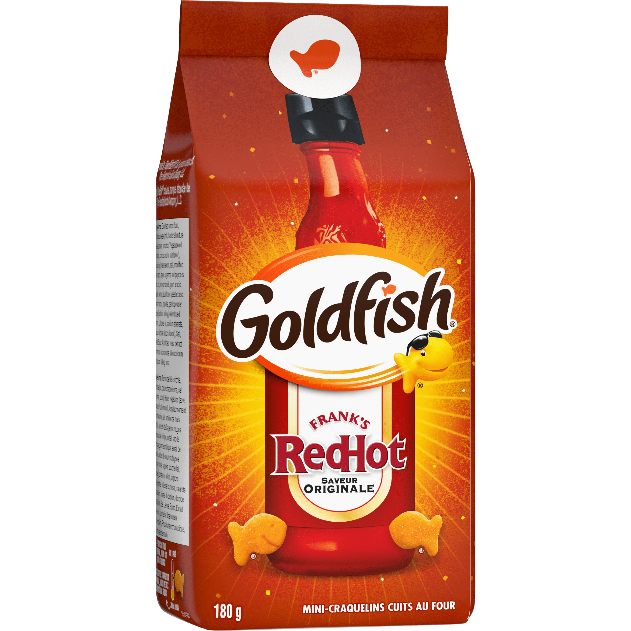 Goldfish® Franks RedHot Cheddar Crackers (180 g Bag)