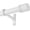 Matte White, variant on Curtain Rods for Windows 28 to 150 Inches, 1 Inch Adjustable Heavy Duty Drapery Rod with Aluminum Alloy Finials and Brackets for Living Room, Bedroom, Kitchen, Patio, Antique Bronze