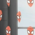 thumbnail image 3 of Spider-Man Storytelling Sheer Kids Drape, 38" x 84", Black, Marvel, 3 of 6