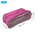 thumbnail image 2 of Uxcell Golf Shoe Bag, Dust Proof Shoe Bags Portable Golf Shoes Organizer, Rose Red 2 Pack, 2 of 5