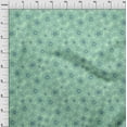 thumbnail image 4 of oneOone Georgette Viscose Light Mint Green Fabric Abstracts Craft Projects Decor Fabric Printed By The Yard 42 Inch Wide, 4 of 5