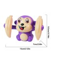 thumbnail image 4 of Viflosae Toys for Ages 5-7 Gift for Boys Santa Claus Toys Cute Flipping Dancing Toy Rolling Monkey Sound Control Music LED Interactive Kids Toys Age-Appropriate, 4 of 8