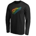 thumbnail image 2 of Men's Black Detroit Red Wings Team Pride Logo Long Sleeve T-Shirt, 2 of 3