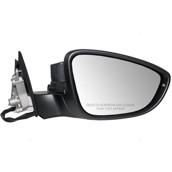 Right Mirror - Compatible with 2012 Volkswagen Passat SE FWD Sedan 4-Door 2.5L 5-Cylinder Naturally Aspirated DOHC GAS
