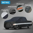 thumbnail image 3 of 10 LayersPickup Truck Cover Waterproof All Weather, Full Exterior Truck Car Covers Snow Sun Protection, Fit Ford F-150 250 350,Chevy Silverado,GMC Sierra,Dodge RAM 1500 ect (up to 240 inch), 3 of 7