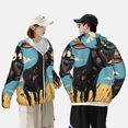 thumbnail image 4 of Fotbe Whimsical Cartoon Cow Chaqueta con Protección Solar UPF 50+ para Hombre y Mujer, Camisa con Capucha y Bolsillos-XX-Large, 4 of 7