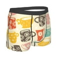 thumbnail image 4 of Uemuo Vintage Cup Pattern Men's Boxer Briefs,Trunk Anti-Chafing,Comfortable, Durable, and Stylish Underwear-Small, 4 of 9