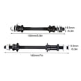 thumbnail image 2 of 2pcs MTB Road Accessories Steel Bike Wheel Hub Axle Front Rear Wear, 2 of 10