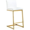 thumbnail image 1 of TOV Furniture Parma White Vegan Leather Counter St, 1 of 5