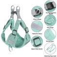 thumbnail image 2 of Dog Harness Soft Suede Fabric Pet Vest Step In Adjustable Reflective _jiue, 2 of 5
