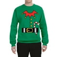 thumbnail image 2 of Wild Bobby Christmas Elf Suit Christmas Unisex Sweater | Holiday Unisex Crewneck Sweatshirt, 2 of 5