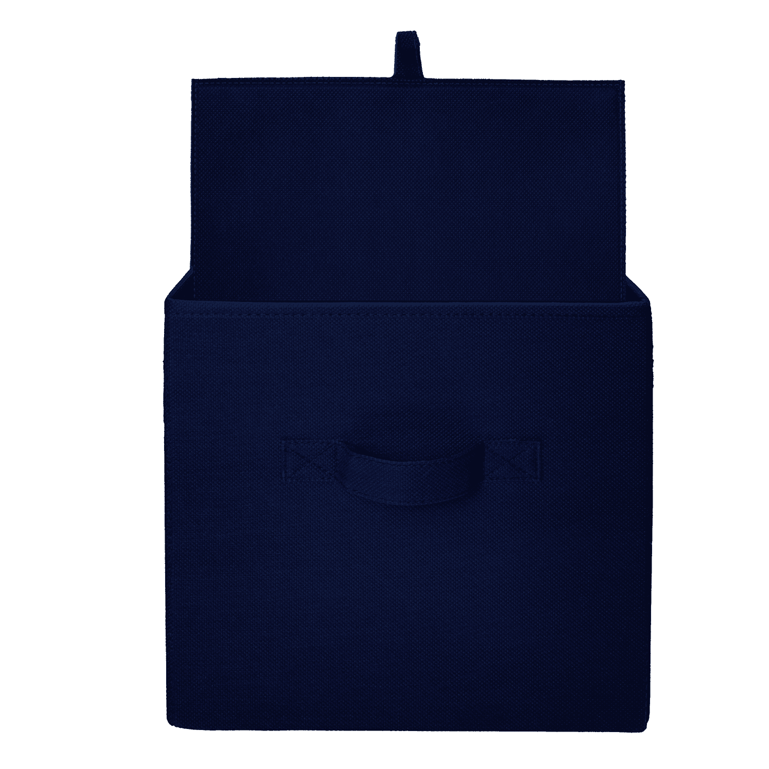 Mainstays Collegiate Collapsible Fabric Bins 10.5X10.5,Blue Sapphire, 4 Pack