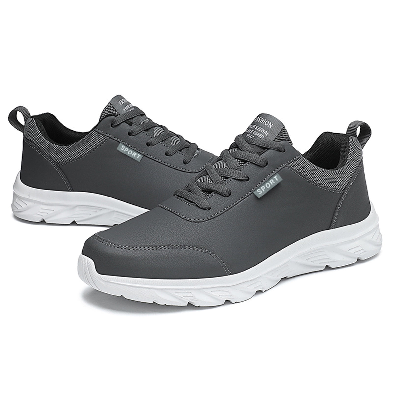 Dakaela Men's Waterproof Hiking Shoes Non Slip Trekking Trail Shoes Backpacking Boots Work Sneakers