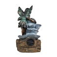 thumbnail image 5 of Fairy On The Rock Fountain with 2 White LEDS, 5 of 12