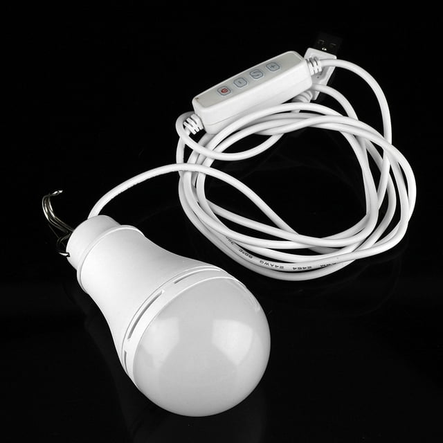 Lámpara de Emergencia ANGGREK Con Bombilla LED USB Portátil para Acampar Senderismo Lectura