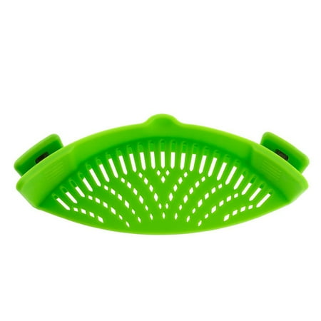 

Silicone Drainer Drain Block Household Noodles Vegetable Pour Filter Anti-Spilling Baffle Drainer