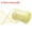Yellow, variant on Uxcell 1 1/2" Wide Sparkly Sheer Wired Organza Ribbon Pastel Chiffon Ribbons 3 Yard Silver