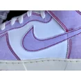 thumbnail image 2 of Size 8-11.5 - N I-K-E Dunk High 1985 Barely Rose Pink Denim Sneaker DQ8799-100 New, 2 of 6