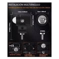 thumbnail image 3 of Par de Faros de Lupe 60w luz LED para Moto y Auto, 3 of 5