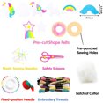 thumbnail image 2 of Tcwhniev Kids Sewing Kit Toys ,Crafts Sew Projects -Beginner Sewing Kit for Girls 7 8 9 10 11 12 Years, 2 of 8