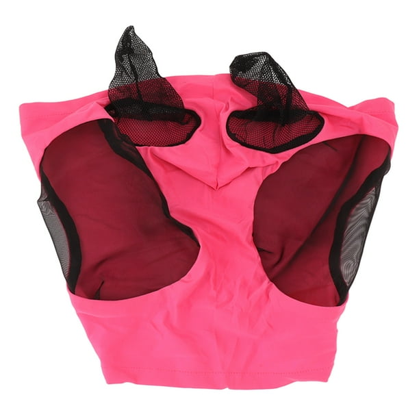 Cubierta para la cara del caballo, máscara para moscas de malla para caballos, máscara para moscas con protección para las orejas, máscara para moscas para caballos con orejas meticulosamente diseñadas