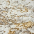 thumbnail image 6 of Luxe Weavers Modern Abstract Textured Gold 4x5 Area Rug, Plush Living Room Carpet, 6 of 10