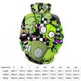 thumbnail image 2 of Invader Zim Hoodie 3D Print Pullover Hooded Long Sleeve Sweatshirts Tops Blouse with Pocket for Mens Womens, 2 of 8