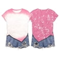 thumbnail image 5 of Blanks Sublimation T Shirts for Women 2026 Summer Casual Short Sleeve Crewneck Graphic Tees, 5 of 5