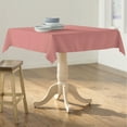 thumbnail image 2 of LA Linen Polyester Poplin Square Tablecloth, 52 by 52-Inch, Dusty Rose, 2 of 2