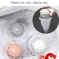 thumbnail image 4 of Washing Machine Hair Filter Net Home Mesh Surface Laundry Filter Bag Removal Laundry Hairs Fur Catcher Remover Fitting Filtration Holder Grey, 4 of 7